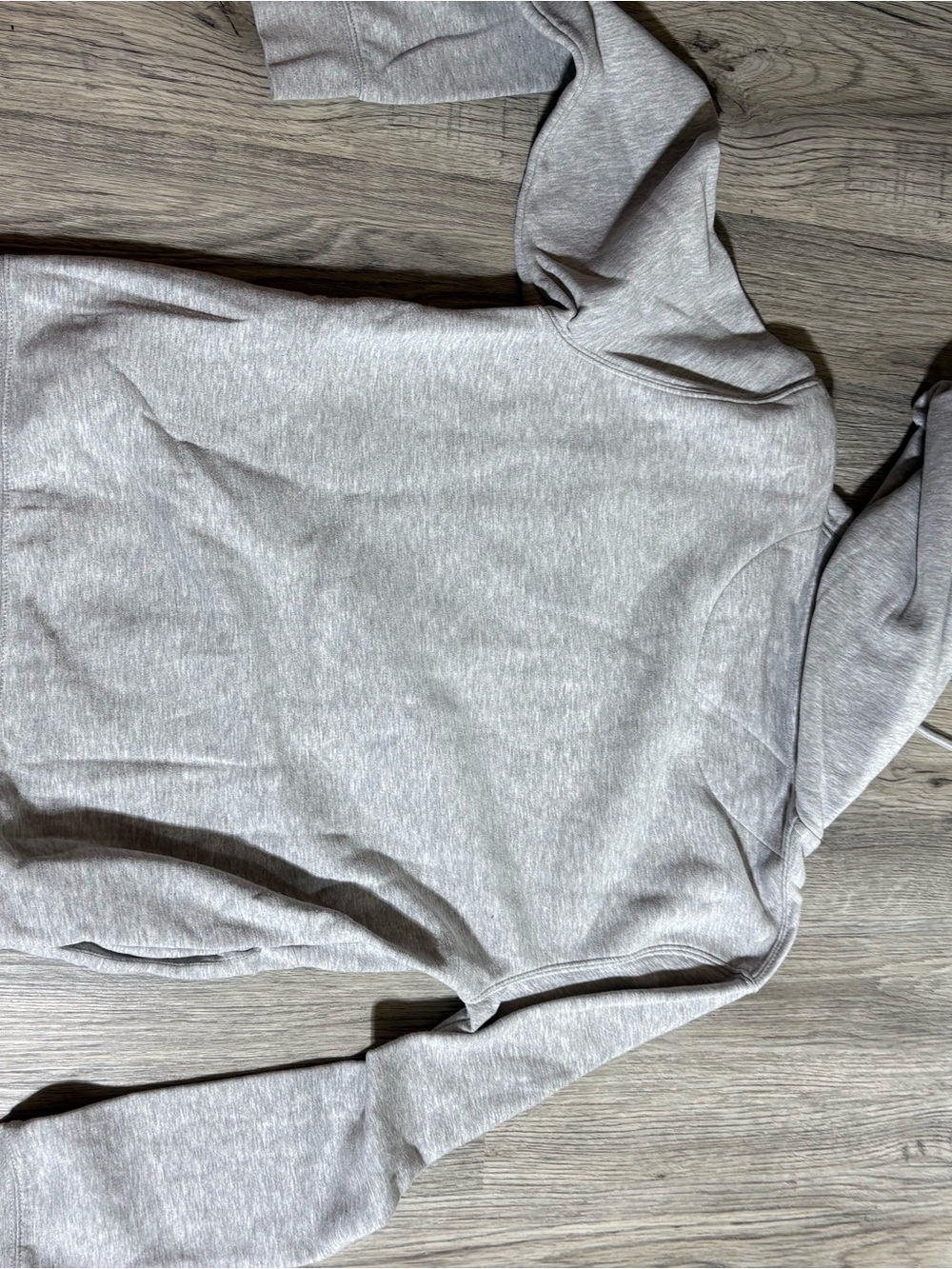 Light Gray Zip-Up Hoodie - Picture 2 of 2